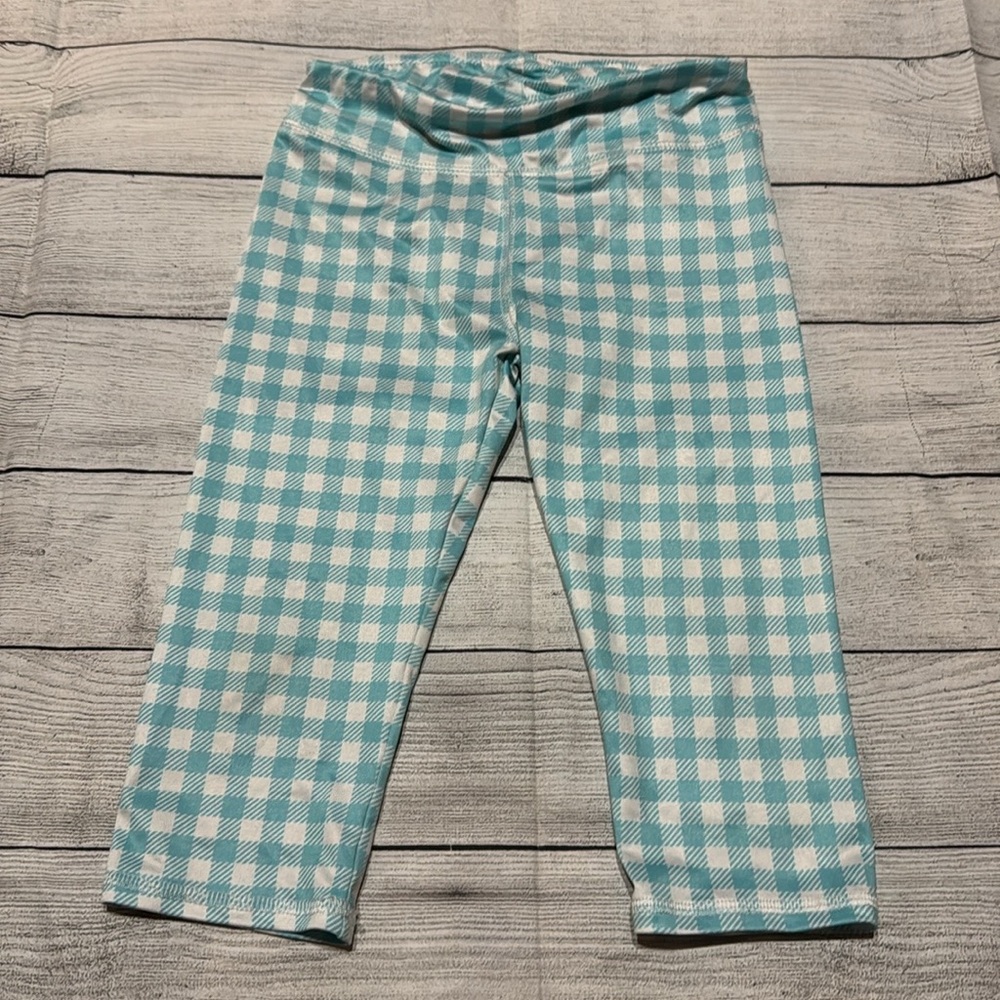BCG Teal Checkered Leggings size XS